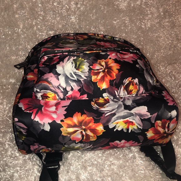 bebe Jordan Logo Trim Floral Multi Backpack - Picture 7 of 12